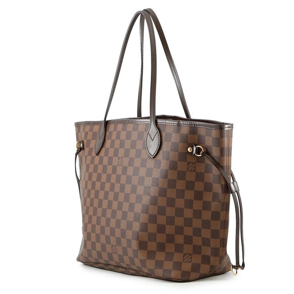 LOUIS VUITTON Authentic Brown Damier Neverfull MM Tote Bag - Picture 2 of 15